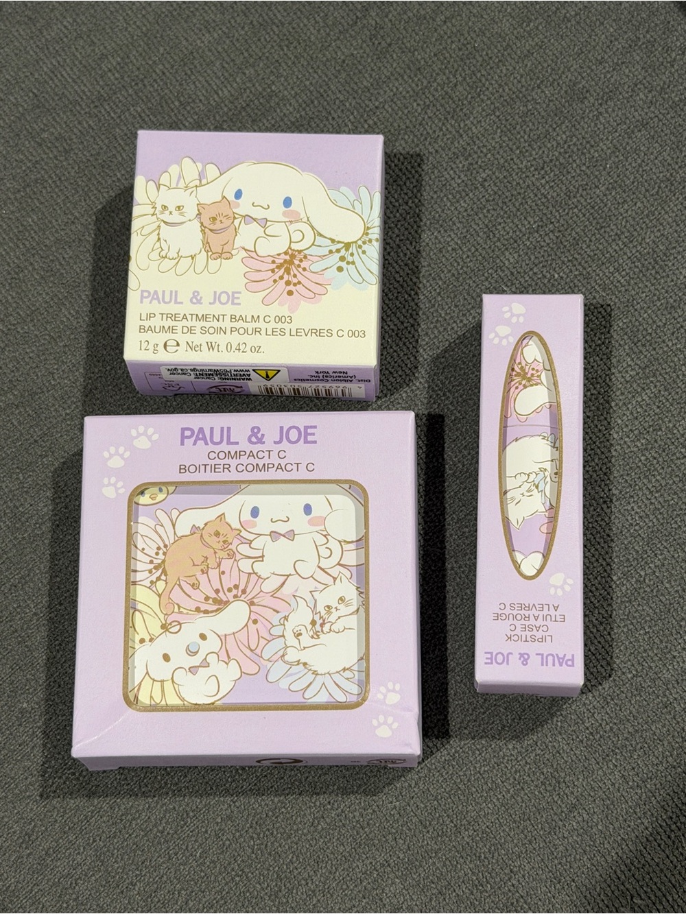 NIB Paul & Joe Cinnamoroll Cosmetic Set